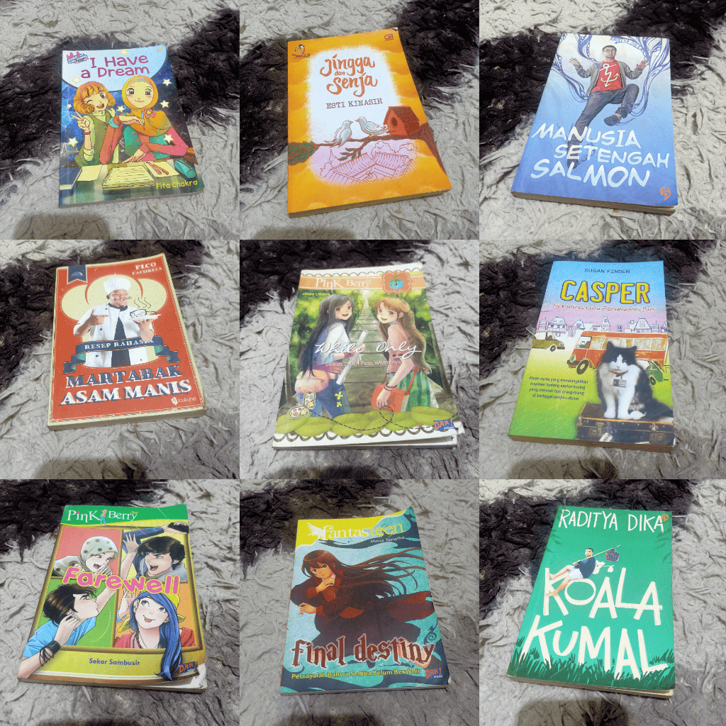 BUKU NOVEL RADITYA DIKA / PINKBERRY / FANTASTEEN PL