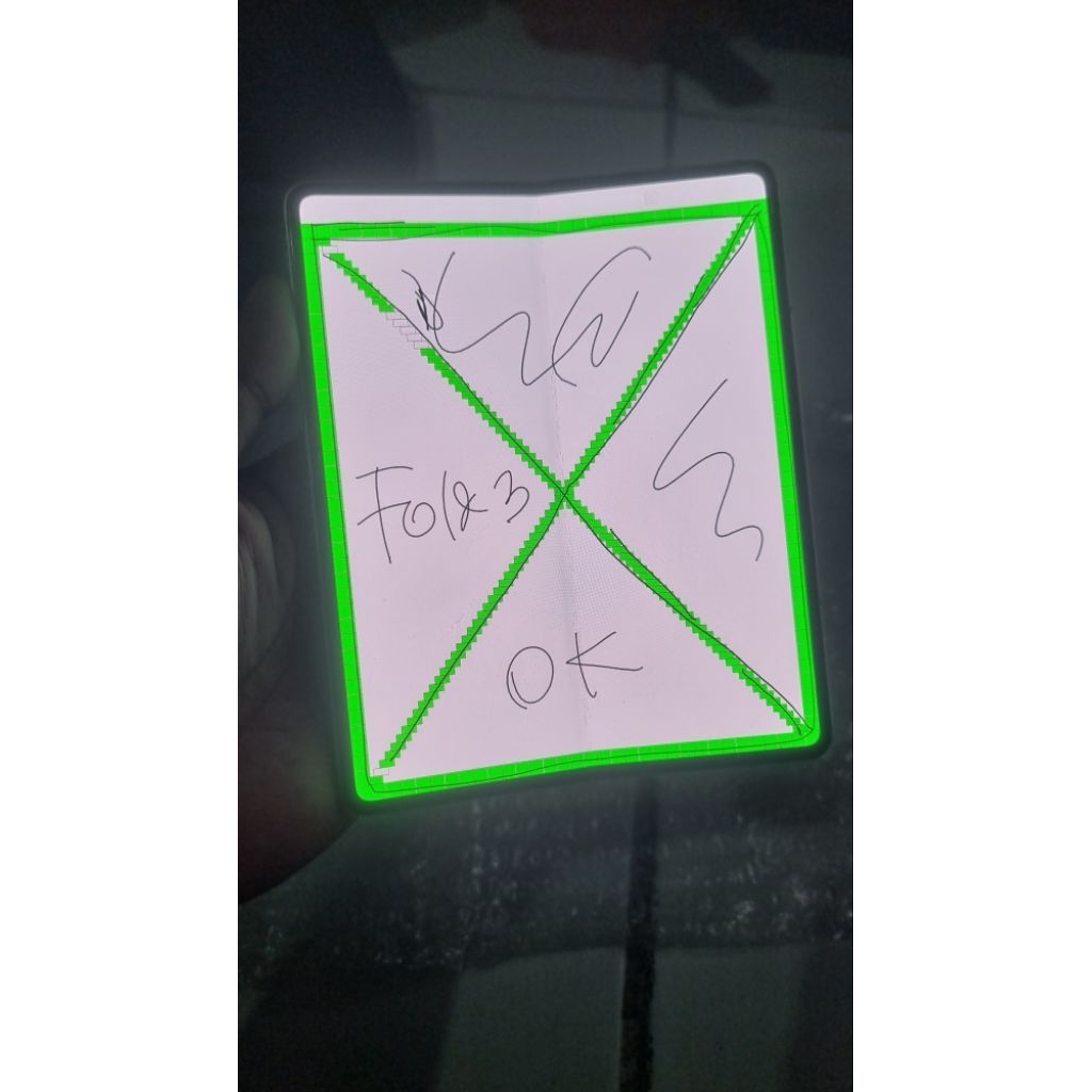 LCD dalam Samsung Z Fold 3 copotan original nominus