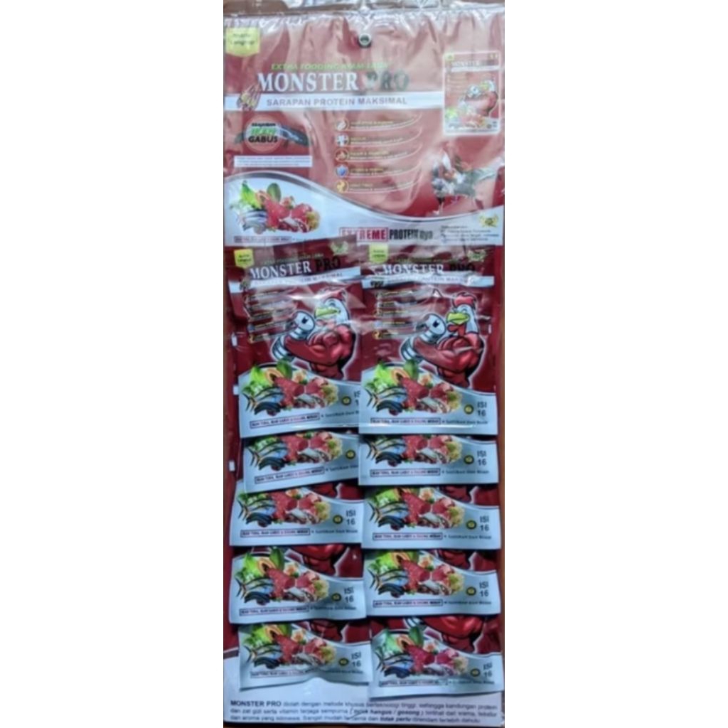 Monster pro jamu ayam extra Fooding ayam