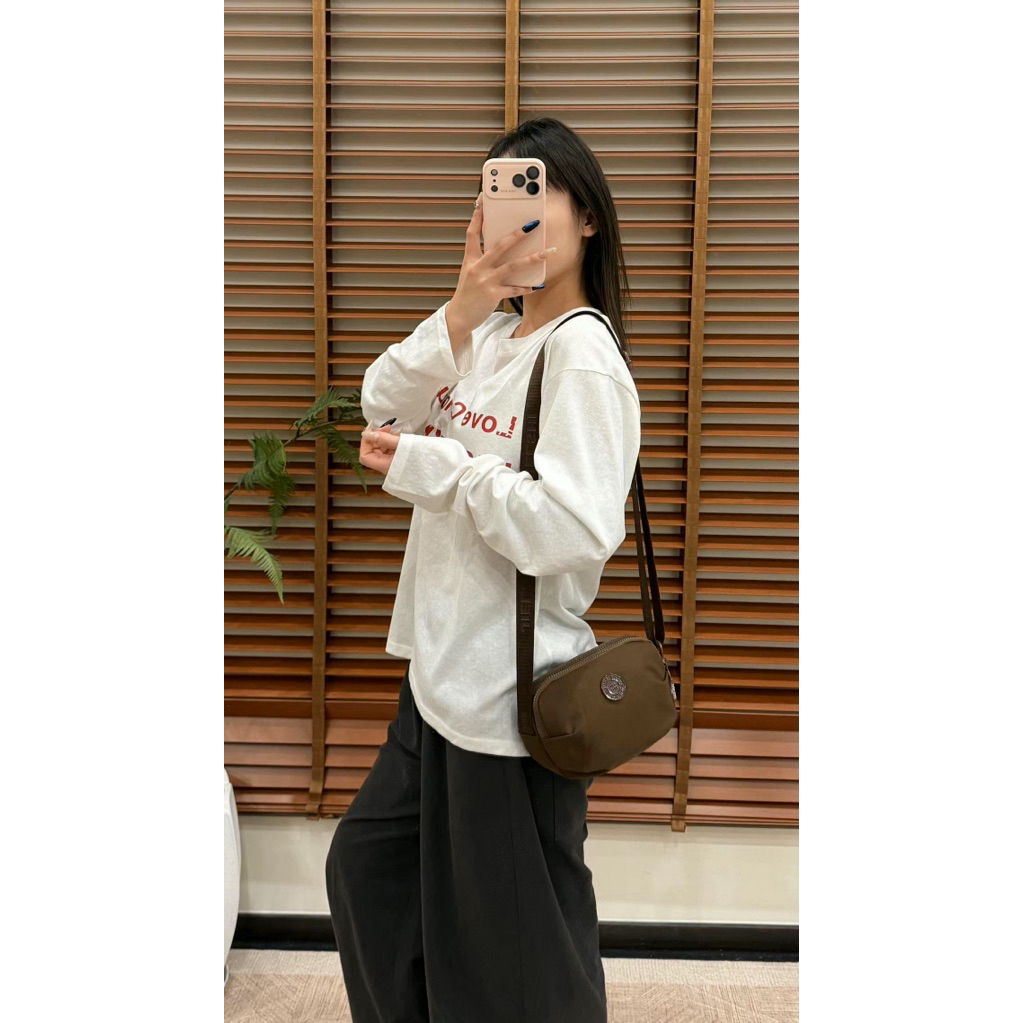 Jielshi Model Terbaru Tas Wanita 6-063-1 Sling Bag Lucu Korea Style Bahan Parasut Premium Anti Air R