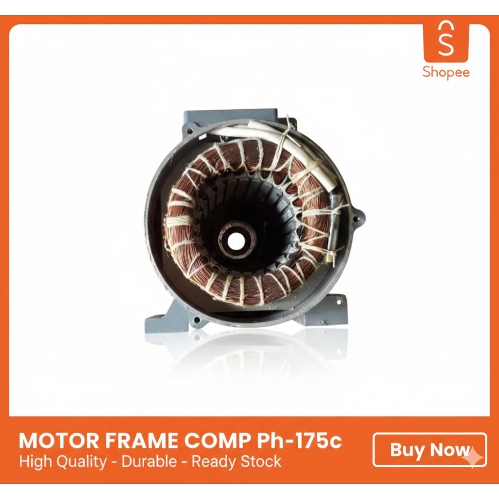 [ 100% Original ] Motor Frame Comp Ph-175C - Dinamo Pompa Air Sanyo