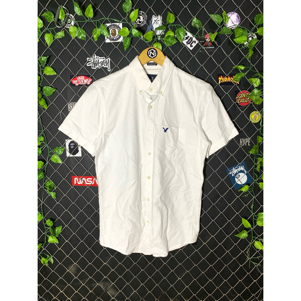 Kemeja American eagle Oxford pria