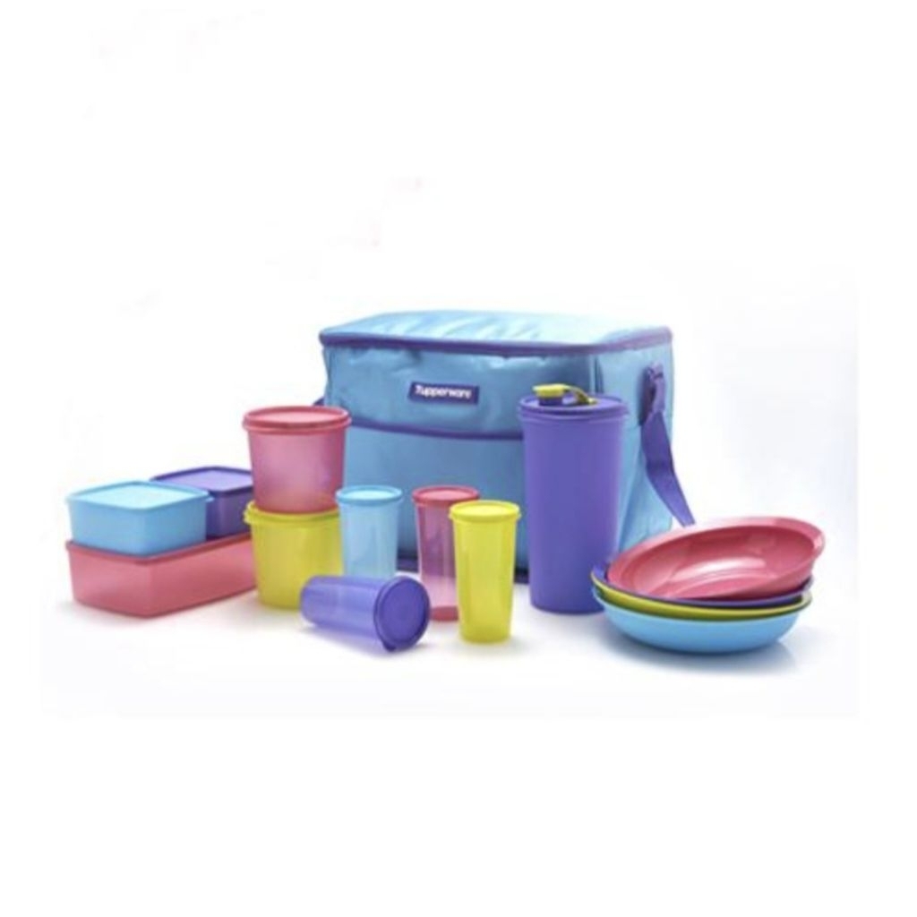 Tupperware Original Family Day Out - Set Alat Makan & Bekal Piknik Lengkap