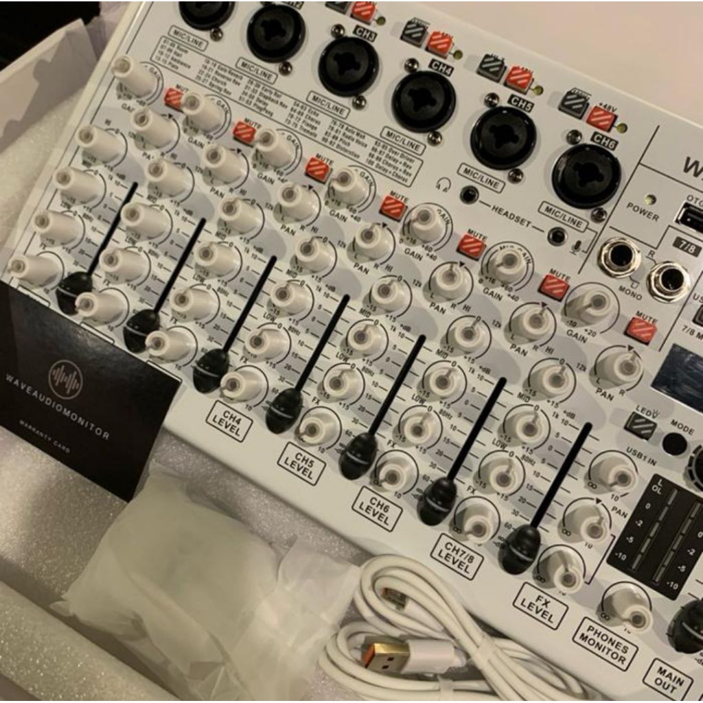 Mixer audio wave mix 8 usb V2