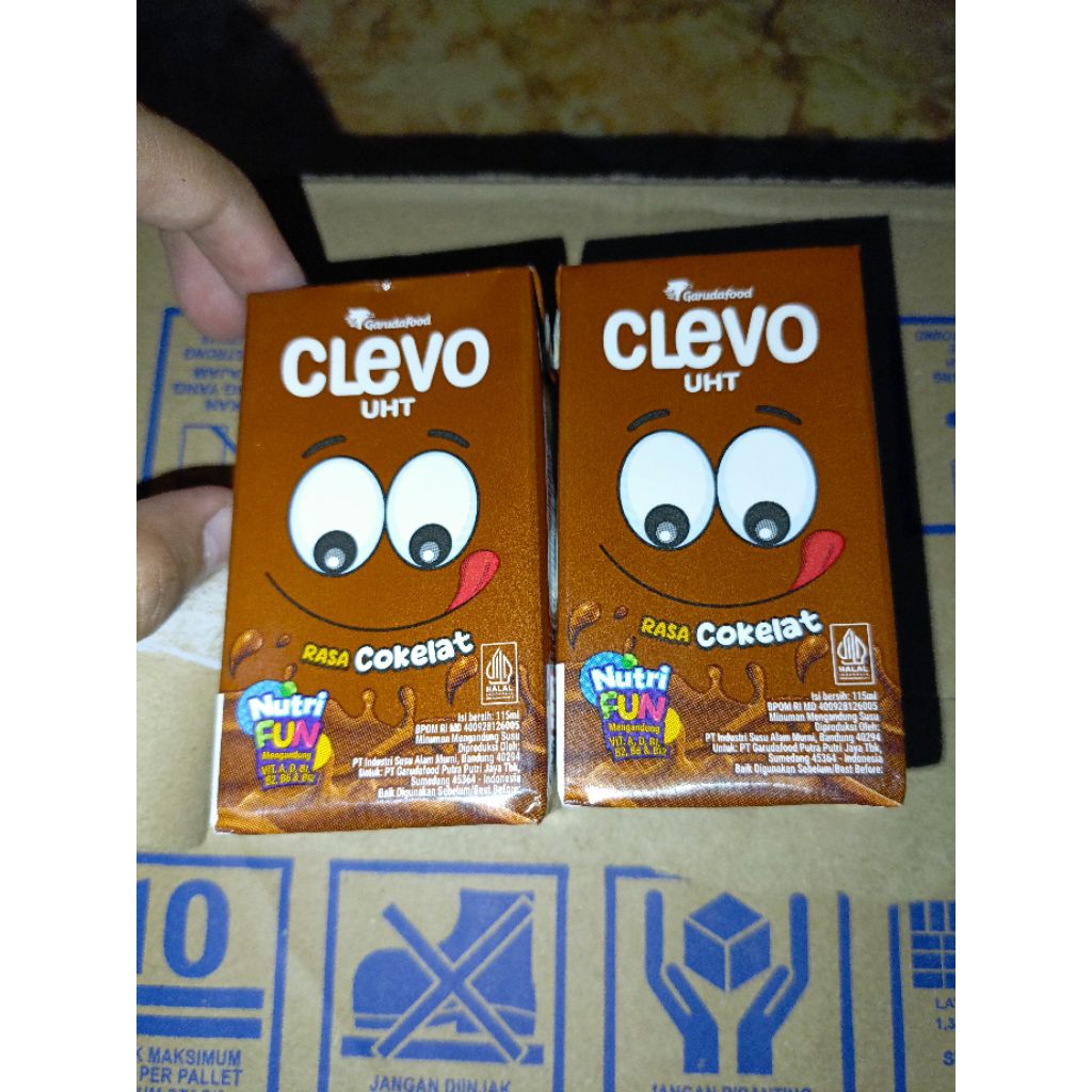 Susu Clevo UHT Kotak Kemasan 115 ml (1Pcs)