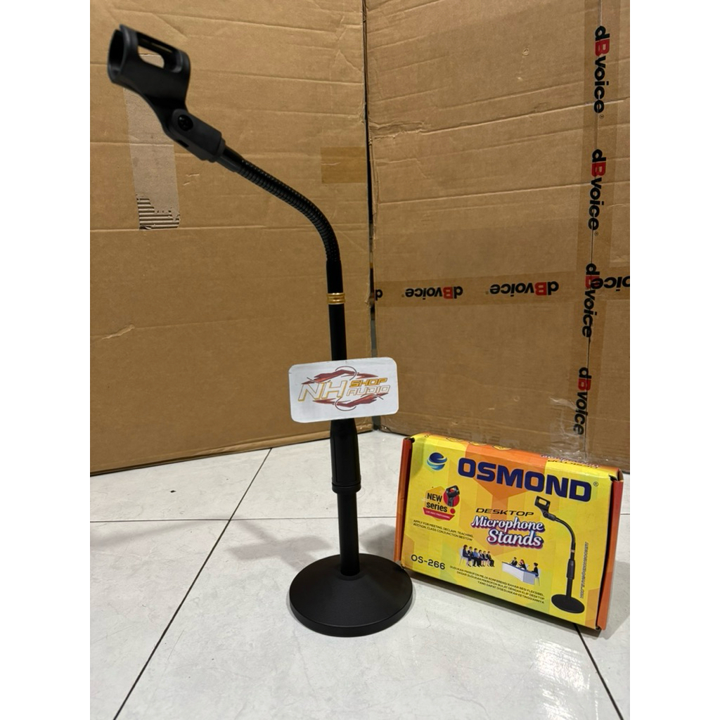 Stand Cagak Mic Pendek Tekuk Stand Mimbar Meja Stand Microphone Stand Mic Tekuk Full Besi