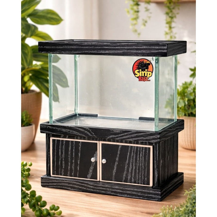 LEMARI MINI AQUARIUM MINIMALIS – AESTHETIC & KOKOH.