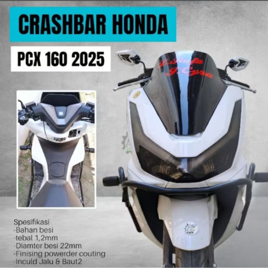 Crash bar tubular Pcx150/160 Pcx160 2025 full set