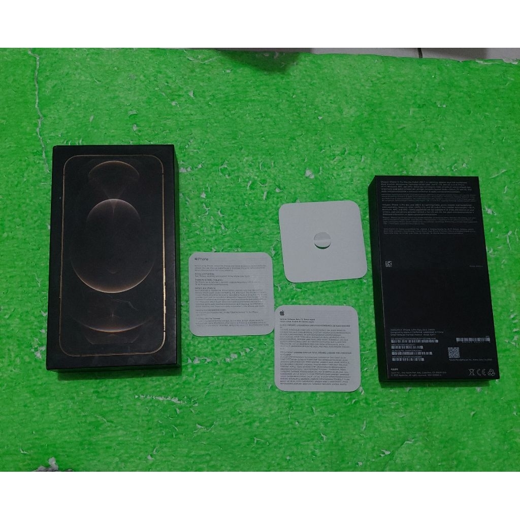 DUS BOX IPHONE 12 PRO MAX GOLD ORI COPOTAN IBOX