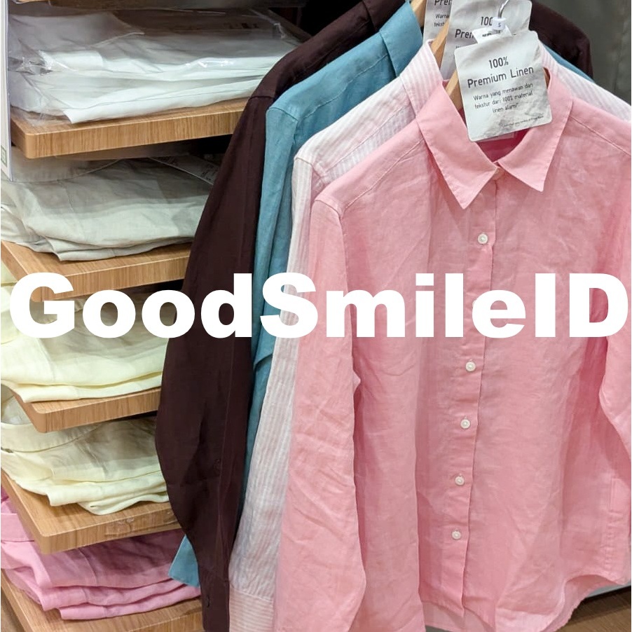 SALE Women Kemeja Premium Linen Lengan Panjang BLUS BLOUSE OUTER WANITA CEWEK JASTIP UNIQLO