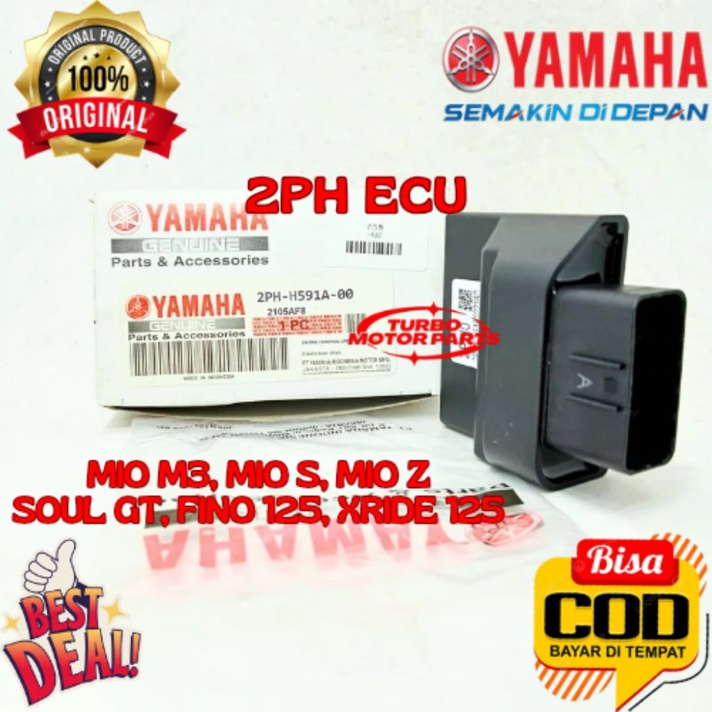 ECU ORIGINAL YAMAHA KODE 2PH, ECU MIO M3, ECU MIO S , ECU MIO Z, ECU SOUL GT, ECU FINO 125, XRIDE 12