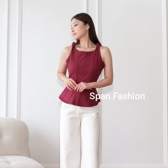 SpanFashion BUF27262 Baju Merah Wanita Imlek Sincia