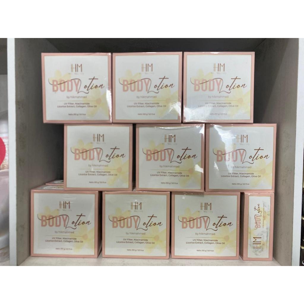 10 Pot HB Collagen Body Lotion Her Majesty Lebih Hemat