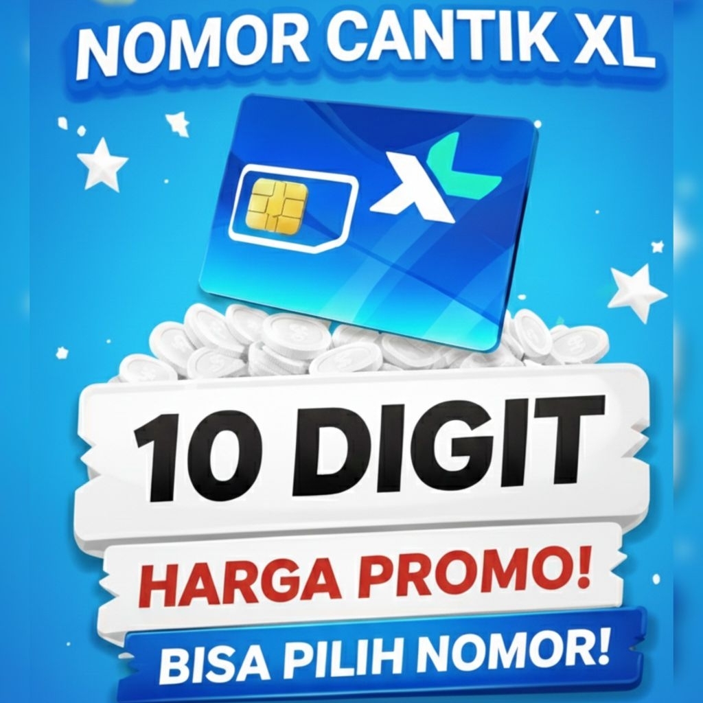 KARTU PERDANA XL 10 DIGIT NOMOR XL 10 ANGKA NOMOR CANTIK XL 10 DIGIT