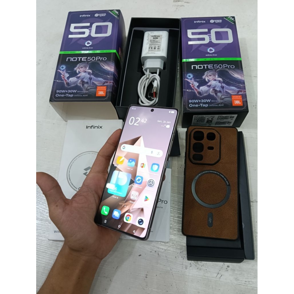 Infinix Note 50pro 8/256 second no minus