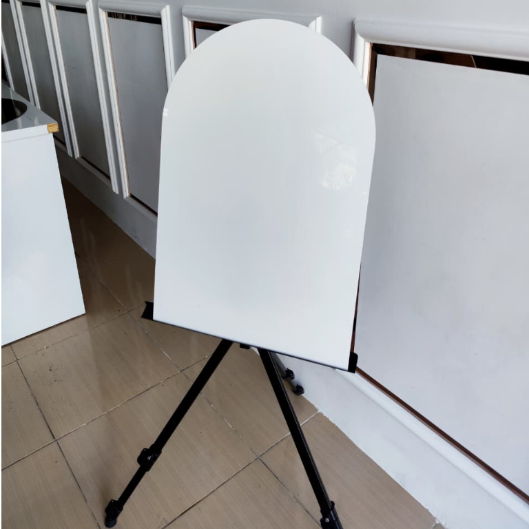 Acrylic Model KUBAH 3MM Frame Bingkai Papan Ucapan Wisuda/ Akrilik Polos Papan Bunga