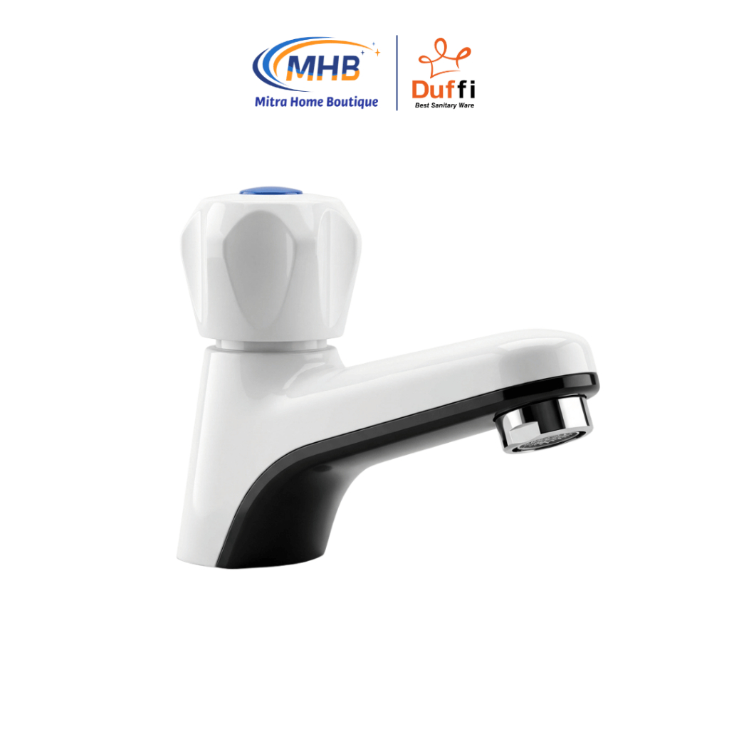 DUFFI Kran Wastafel Cuci Tangan PVC Stainless Ukuran Standar