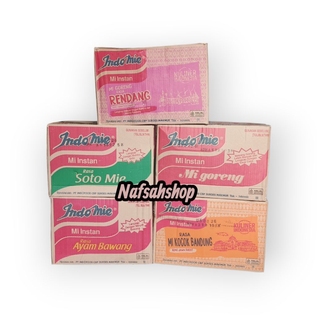 Indomie 1dus rasa ayam bawang soto mie goreng mie kocok