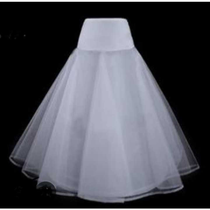 Kain Tile Kaku Polos Bahan Petticoat Pengembang Rok Meteran