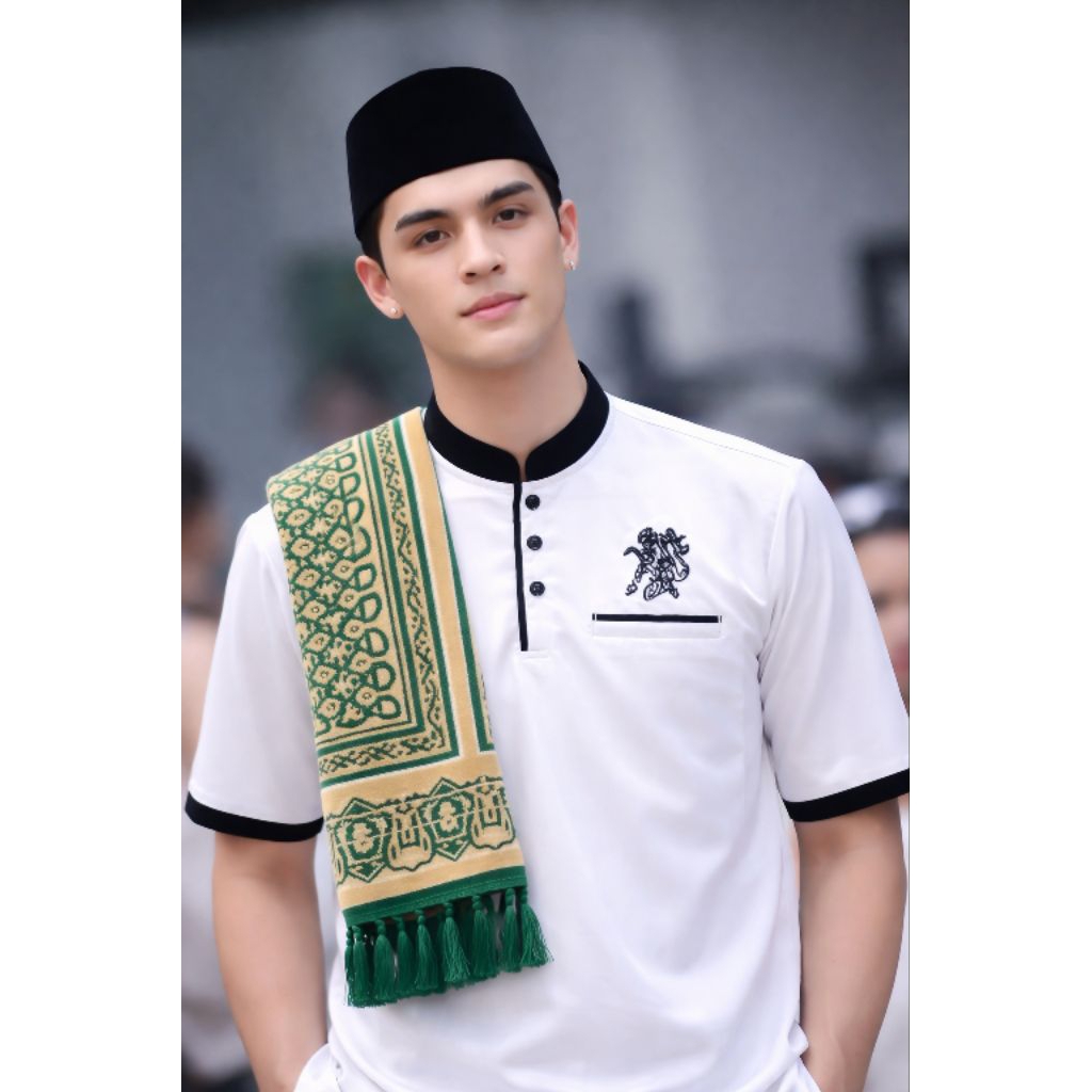 HEM KOKO 01 IKS.PI KERA SAKTI /kemeja Shanghai iks.pi /kemeja koko bordir iks.pi kera sakti /