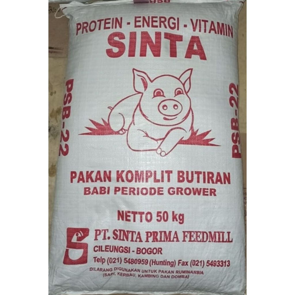 Sinta PSB pellet babi starter and growwer pakan hewan