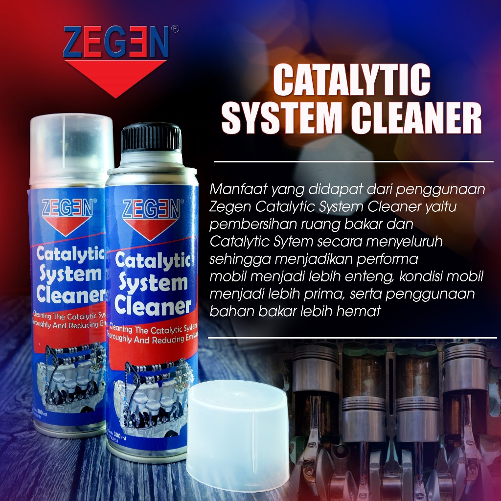 ZEGEN CATALYTIC SYSTEM CLEANER 300ML Engine Conditioner Hemat