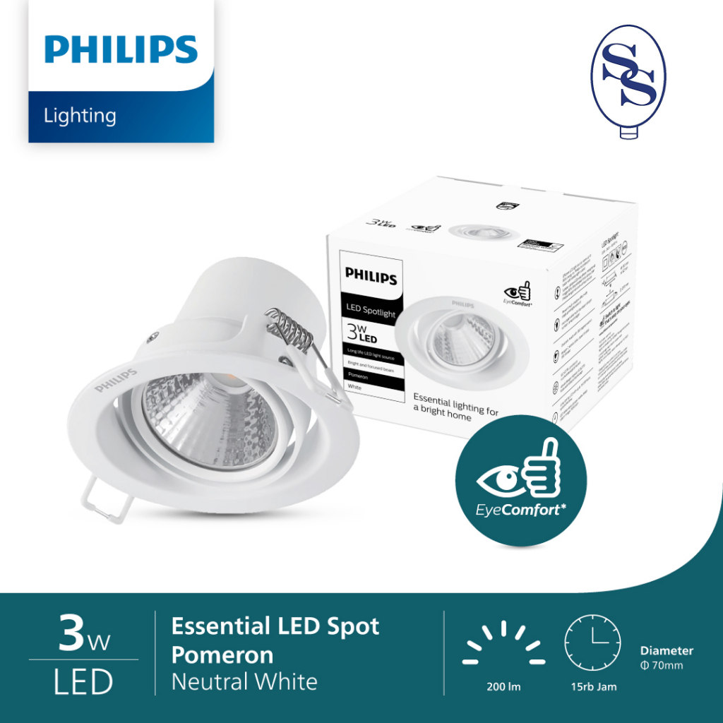 PHILIPS LED SPOTLIGHT RECESSE SPOTLIGHT POMERON 3W 5W 7W