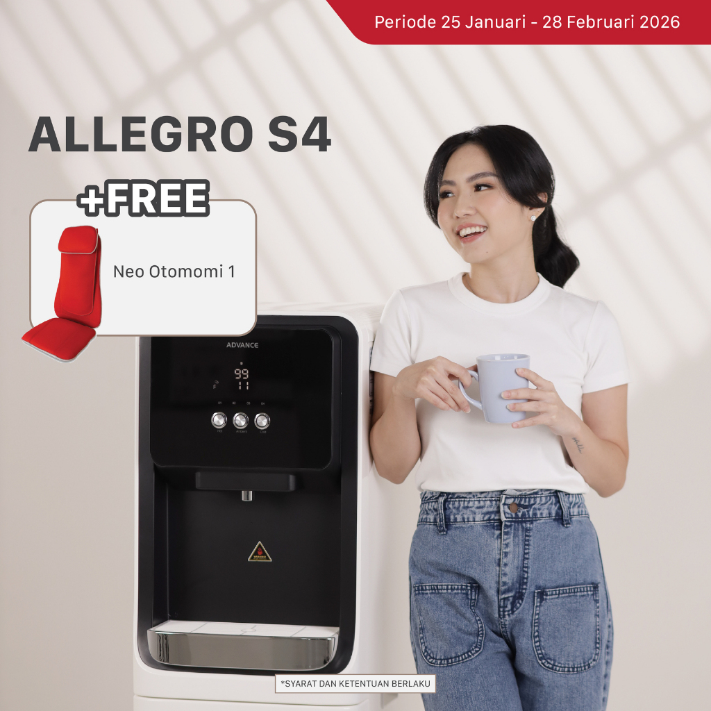 ADVANCE - Reverse Osmosis Allegro S4 Water Purifier (WS8842) - Dispenser Filter Air Minum Penyaring