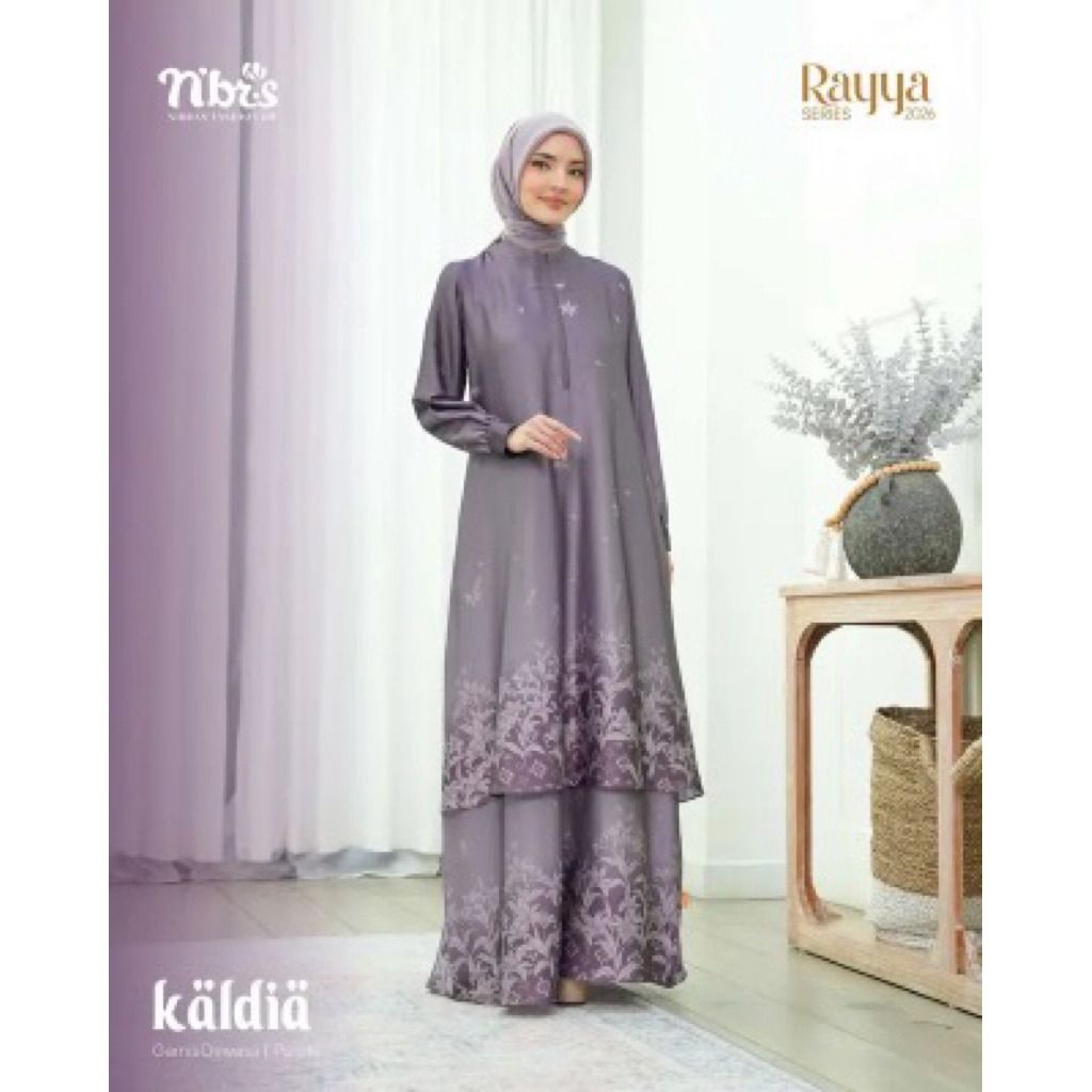 KALDIA GAMIS NIBRAS SERIES DIARAYYAKU 2026 / GAMIS TERBARU 2026 / GAMIS LEBARAN / GAMIS MURAH / NIBR