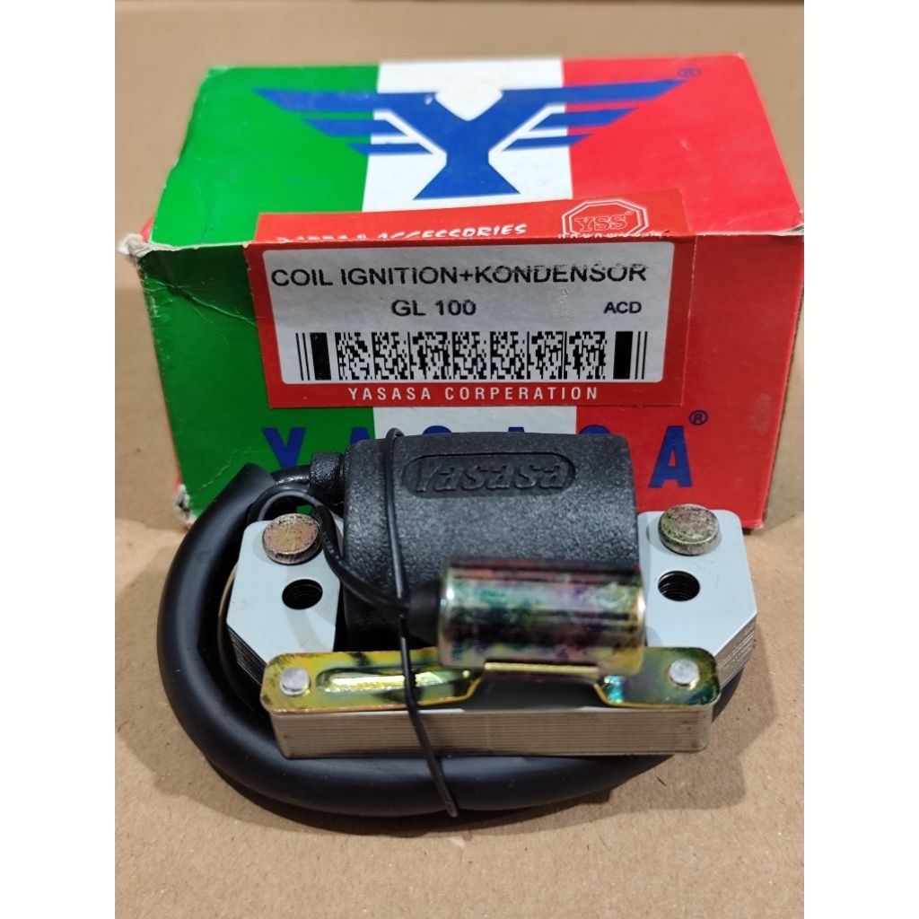 IgnitionCoil Coil + Condensor Honda Gl100 gl125 Gl max Cb Yss original