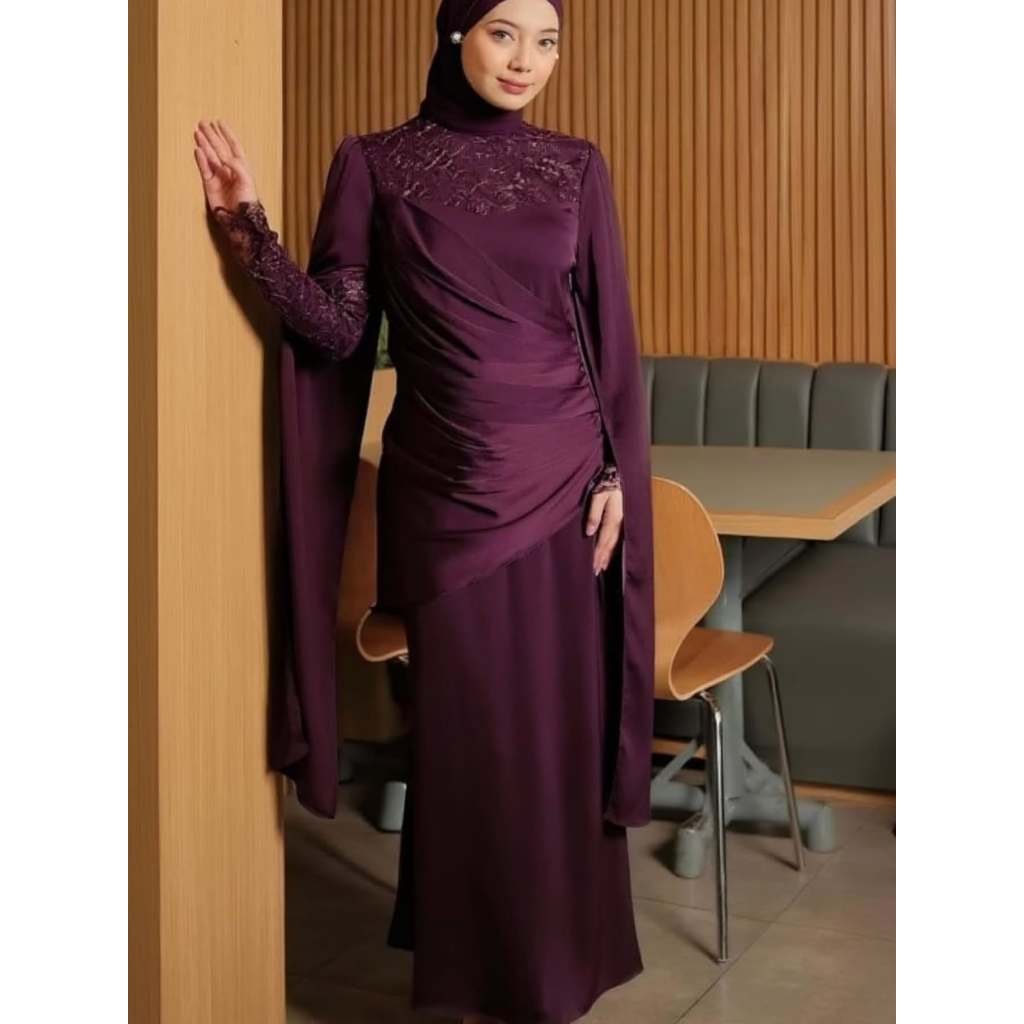 Dress Lebaran Dan Kondangan Sherin Slim Dress Mewah Elegan dan simple