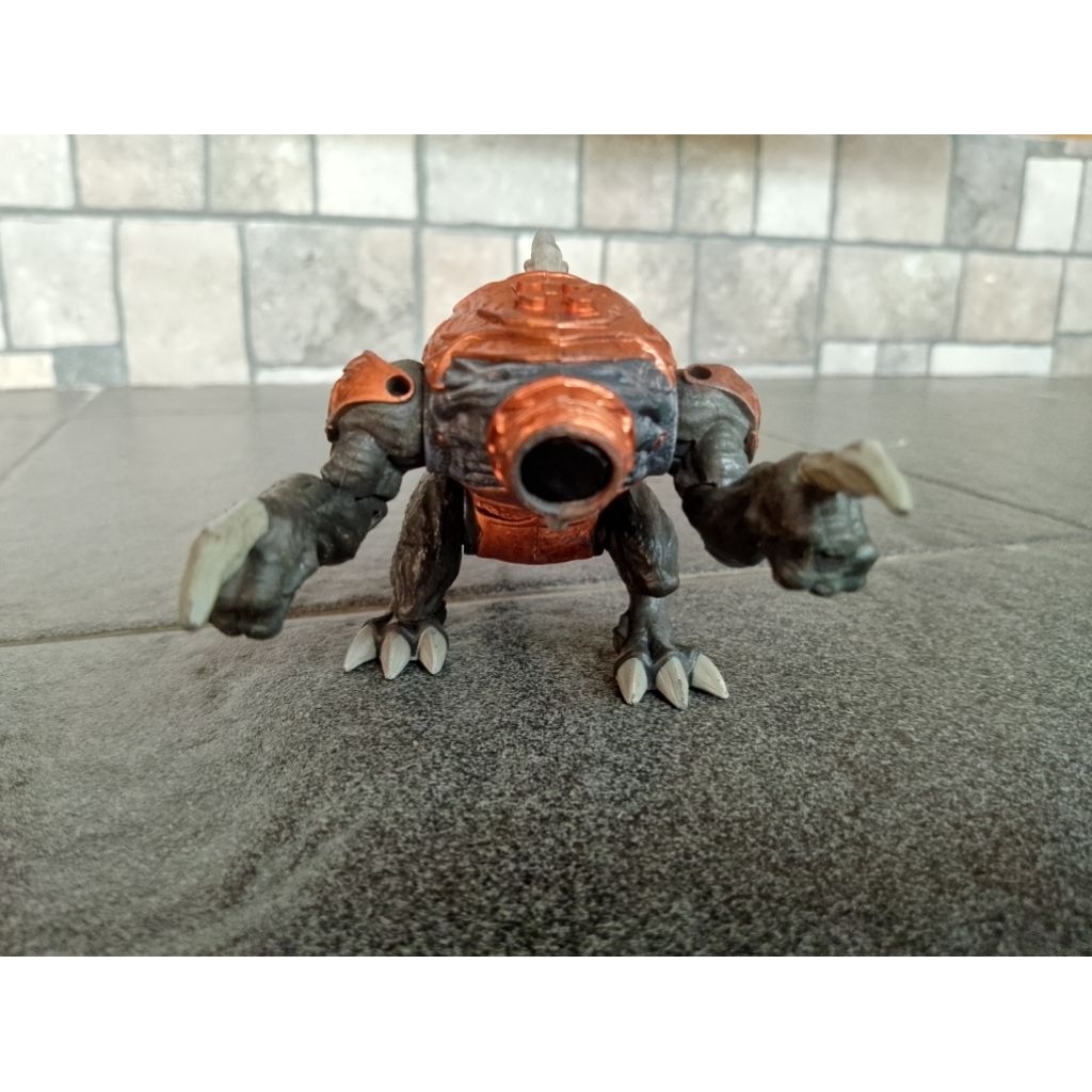 Action figur Mega Bloks Dragons Metal Ages Irascor Copper Armor Dragon 9849 kepala hilang