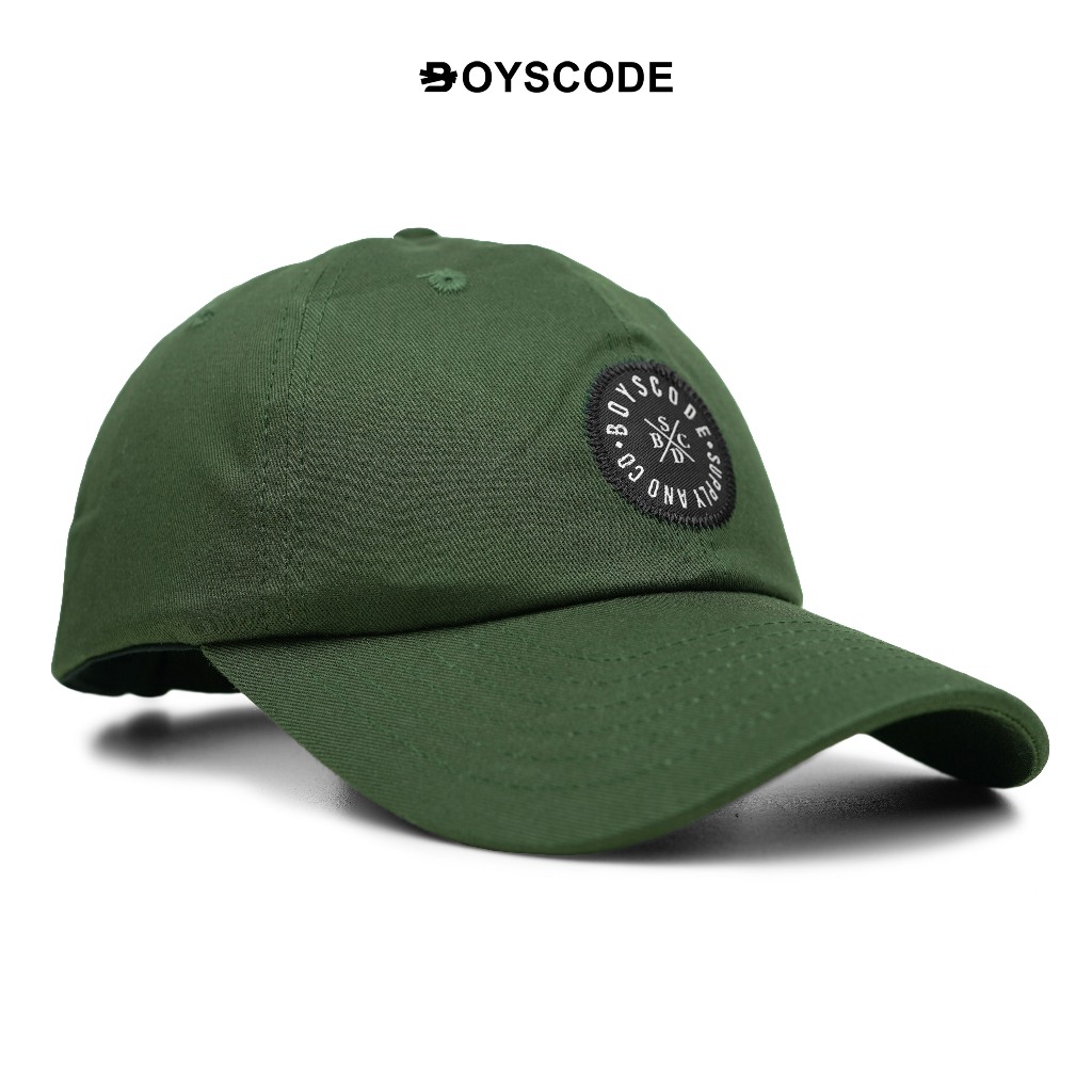 BOYSCODE Topi Baseball Distro Polo Cap Pria Wanita BOYSCODE Supply and Co Hijau Army