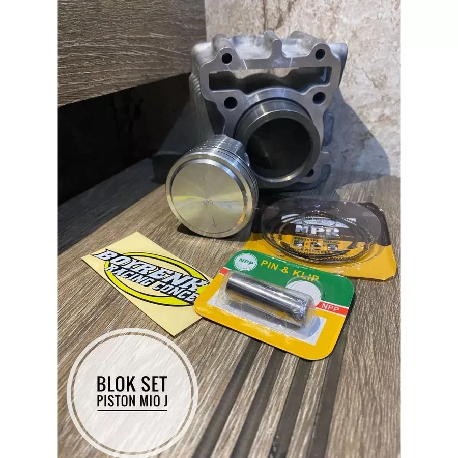 PAKET BORE UP BLOK SET PISTON MIO J DM 63.5 S/D 65 - BOYRENK RACING CONCEPT