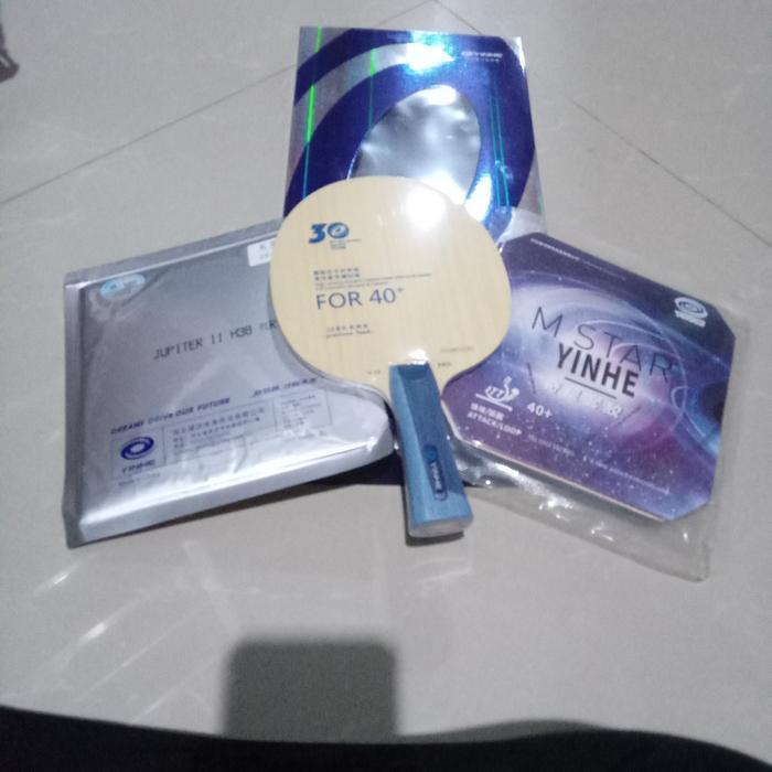 READY set up bat yinhe V 14 pro karet jupiter2 merah dan Mstar hitam