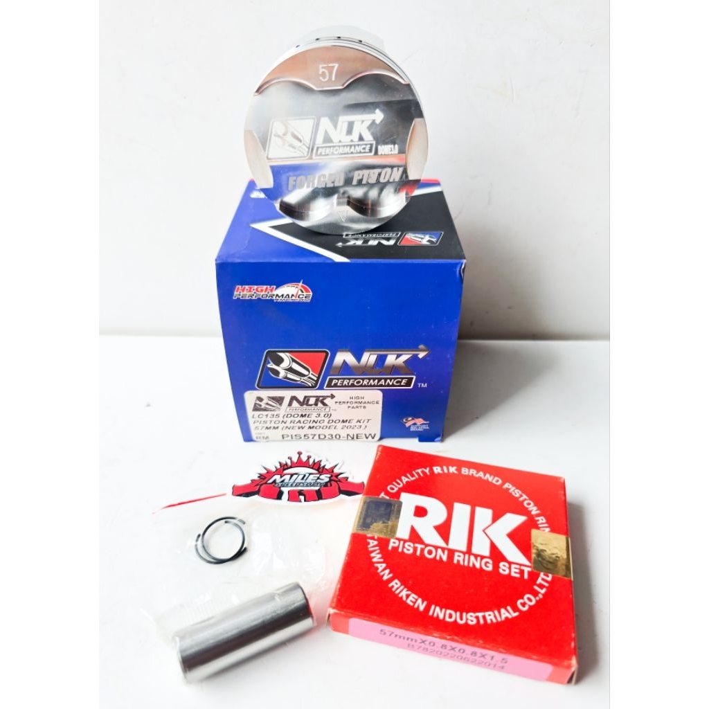 Piston NLK MX King 57 Pin 14 Forged