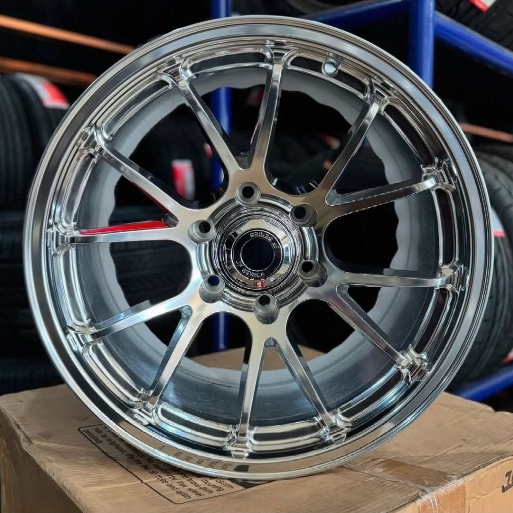velg mobil ring 18 JF LUXURY NF HIGH POLISH FLOW FORMING R18 velg racing Fortuner pajero hilux Ford 