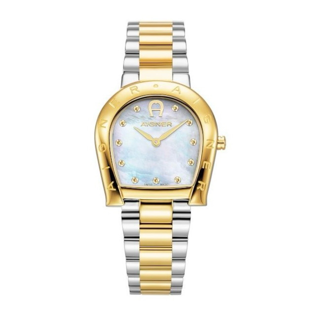 Jam Tangan Wanita Aigner Ravenna Due AGW.259001 Silver Gold Stainless Steel | Aigner AGW.259001 | Ja