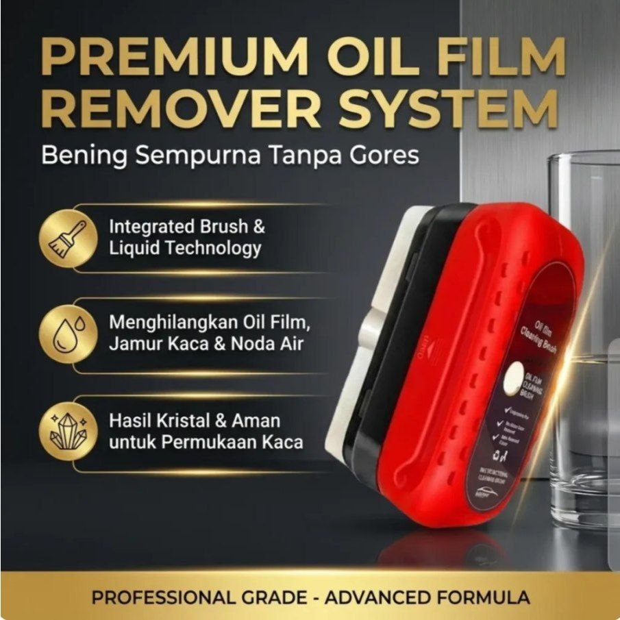 Oil Film Cleaning System/Glass Oil Film Cleaning Remover Brush