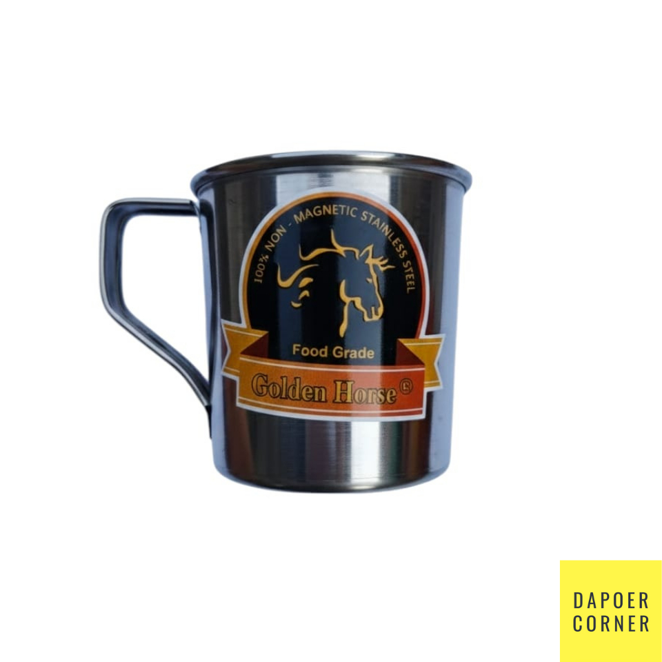 MUG CANGKIR MINI STIANLESS TEBAL  7 CM 200ML/MUG CANGKIR STAINLESS TEBAL GELAS  KOPI/GELAS STAINLESS