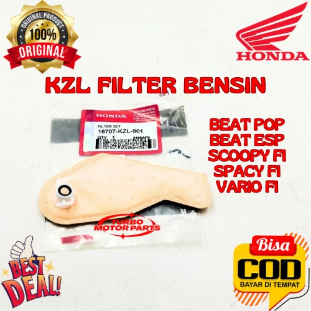 FILTER BENSIN ORIGINAL HONDA KODE KZL, FILTER BENSIN BEAT POP, FILTER BENSIN BEAT ESP, FILTER BENSIN