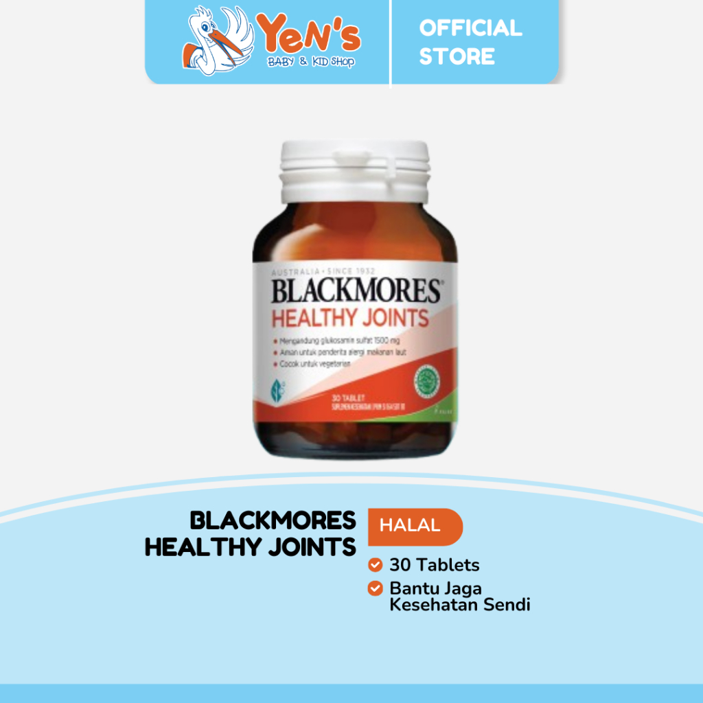 Blackmores Healthy Joints Suplemen Kesehatan Sendi Glucosamine Chondroitin Tulang Rawan 30 Tablets
