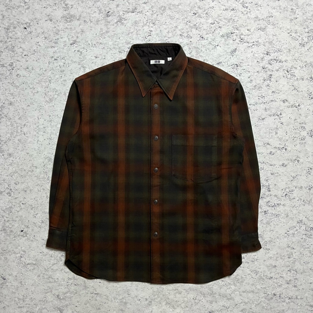 Kemeja Flanel Veterano Uniqlo U Veterano Flannel Shirt