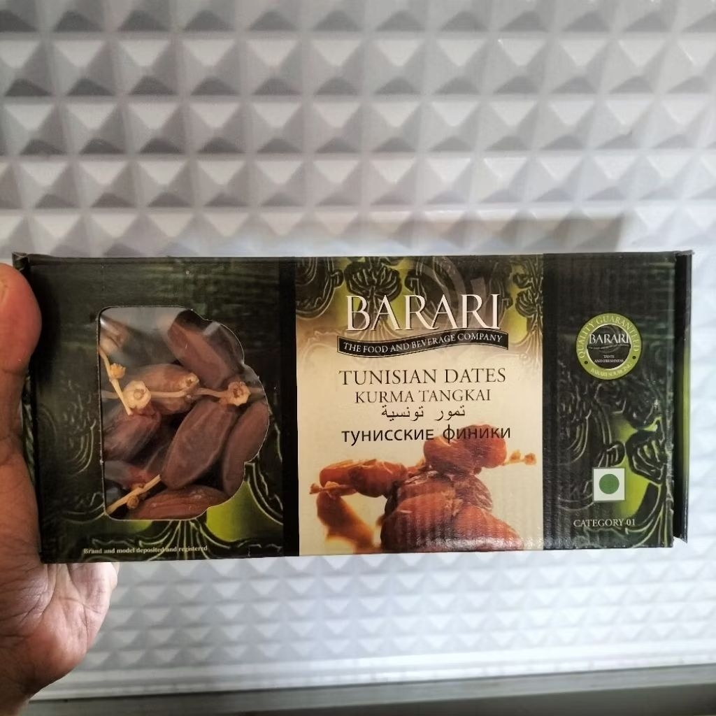 Kurma Tunisia tangkai Barari 500 gram