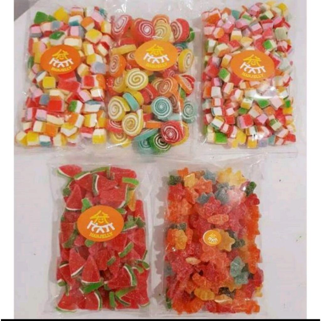 Permen Jelly Han Thailand 500gr - permen jelly buah - gummy candy - permen import halal - permen jel