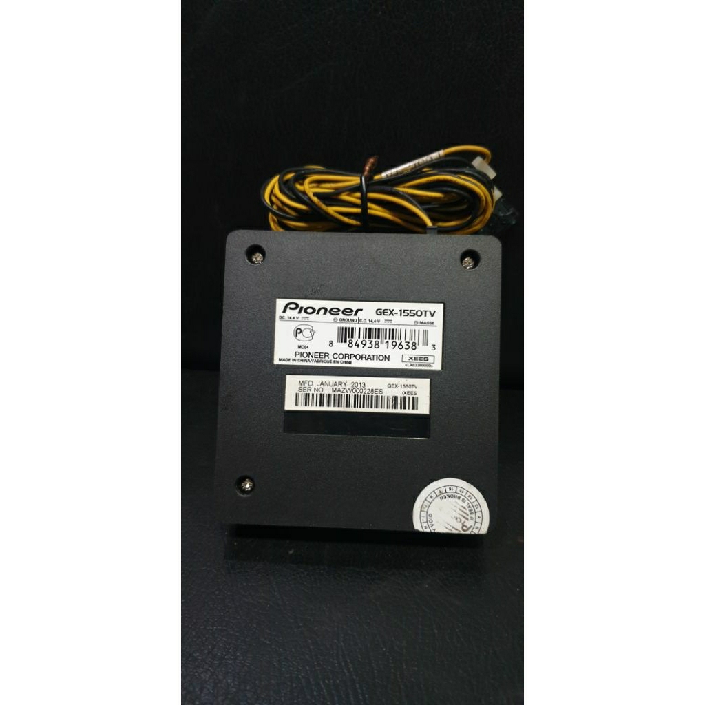 TV TUNER analog mobil Pioneer GEX-1550 TVP untestef bekas segel utuh