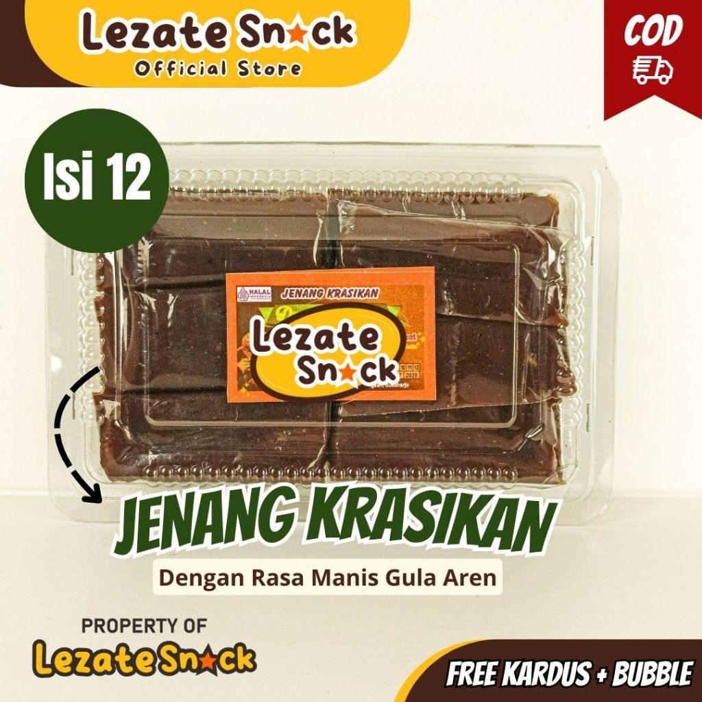 Jenang Ketan Asli Kemasan Mika Gula Jawa Asli Murah / Jenang Dodol Krasikan Jogja Jawa Timur Kelapa 
