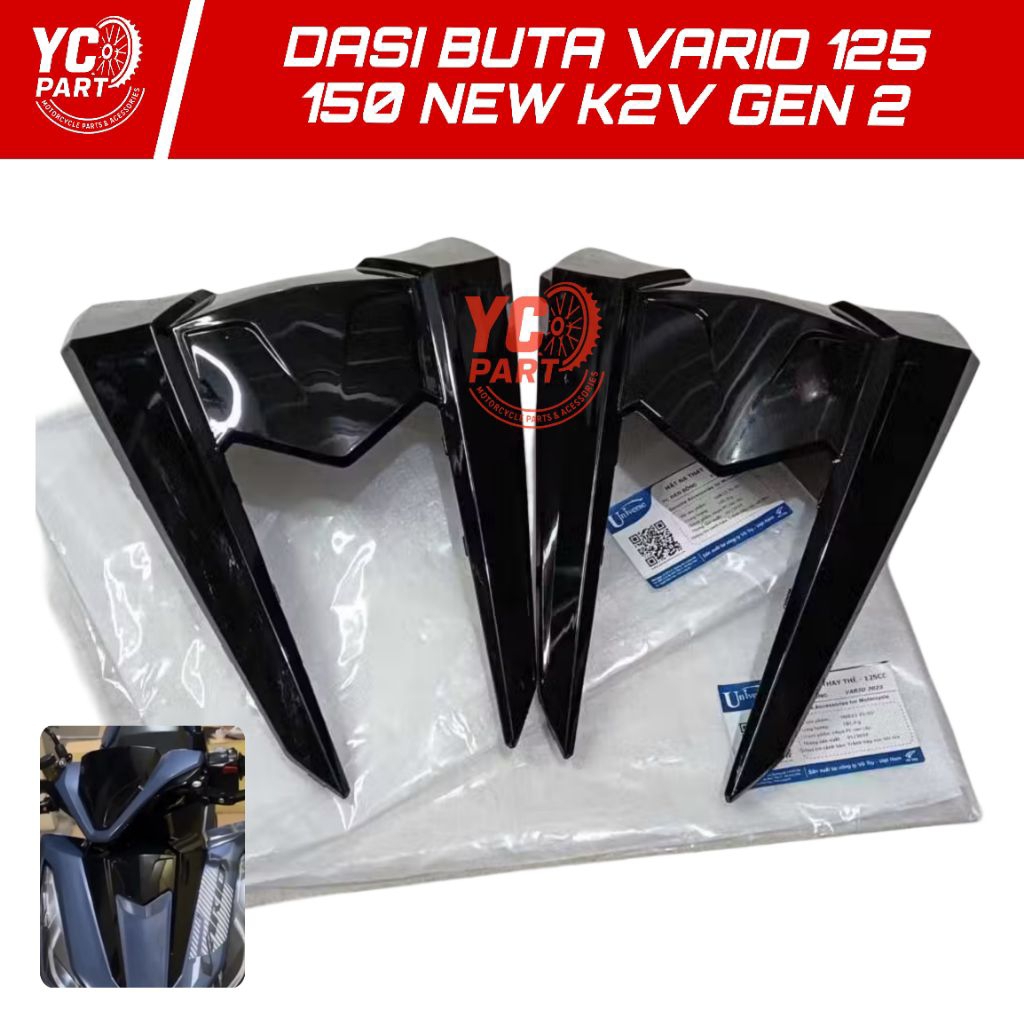 COVER FRONT TOP DASI BUTA VARIO 125 150 LED NEW GEN 2 K2V Dasi Vario Gen 2 K2V