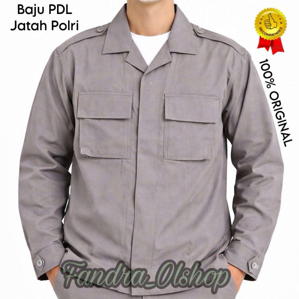 Atasan / Baju PDL Jatah Polri Bahan Halus Terbaru 2025. Baju PDLT Two Tone/ Baju PDL A1 Jatah Polri 