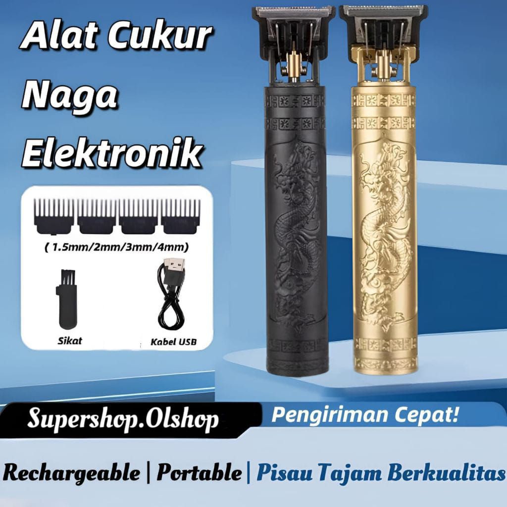 Alat Cukur Rambut Professional Hair Clipper Vintage / Alat Cukur Elektrik Mesin Cukur Rambut Cas